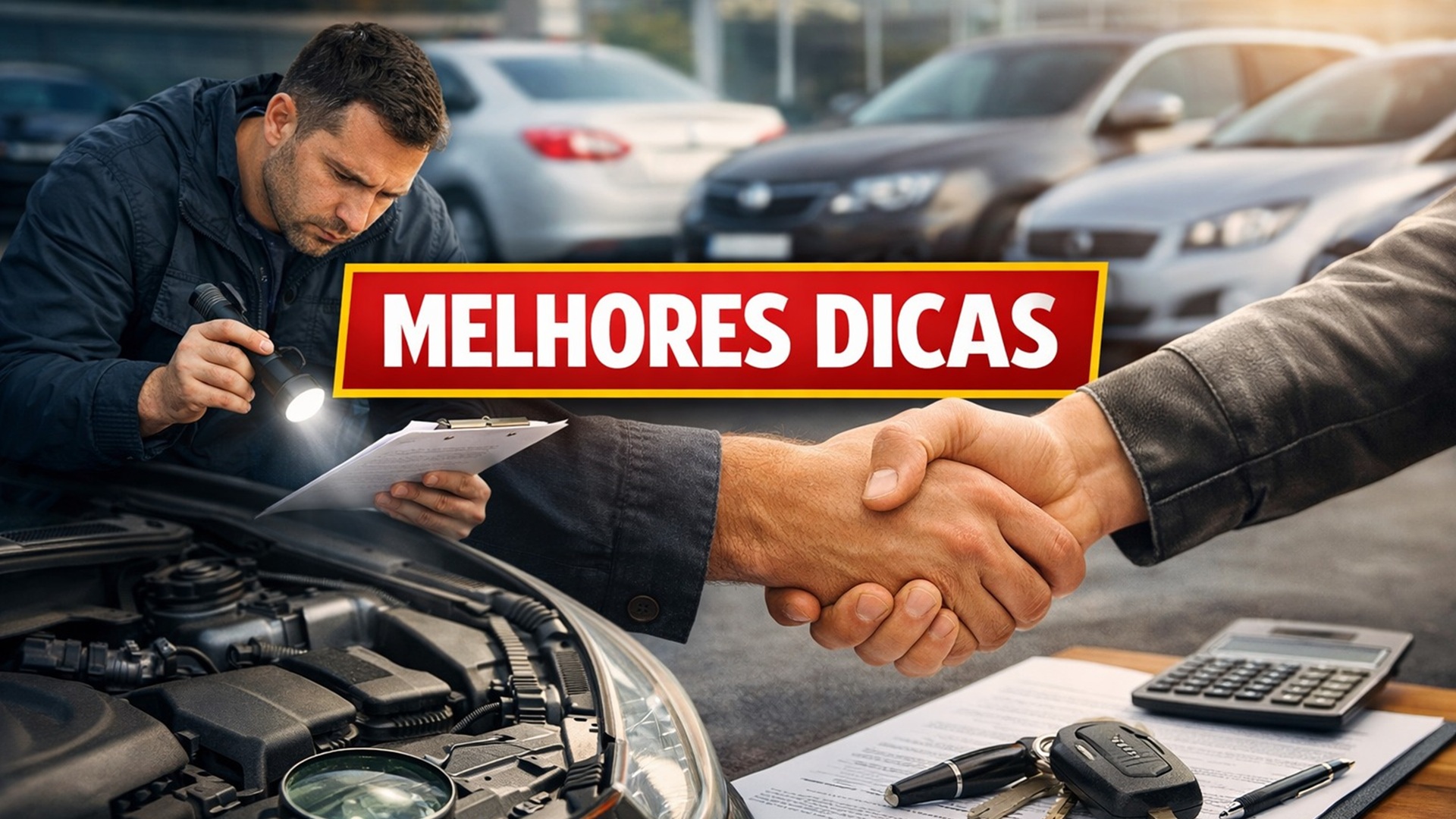 Entenda como comprar carro usado com técnica, silêncio e análise fria para evitar armadilhas, histórias enganosas e prejuízos na negociação.