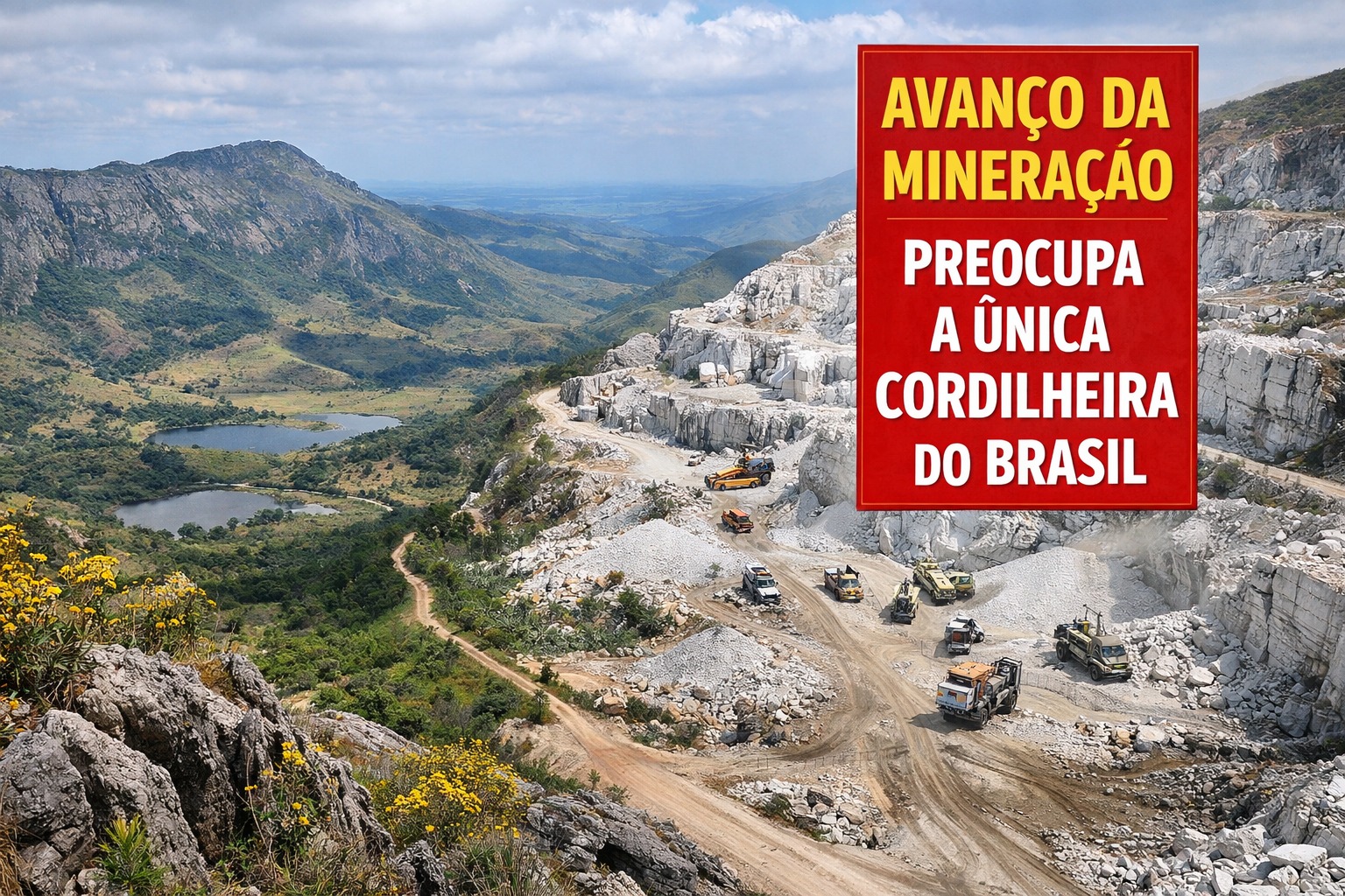 Cordilheira, Serra do Espinhaço, Mineração