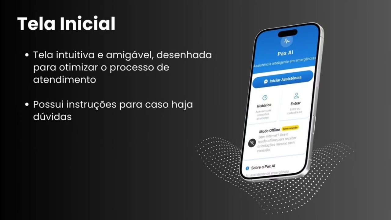 Alunos da Etec de Leme criam app (Pax AI) com inteligência artificial que orienta primeiros socorros, envia alertas automáticos e ajuda a agilizar o atendimento em emergências médicas.