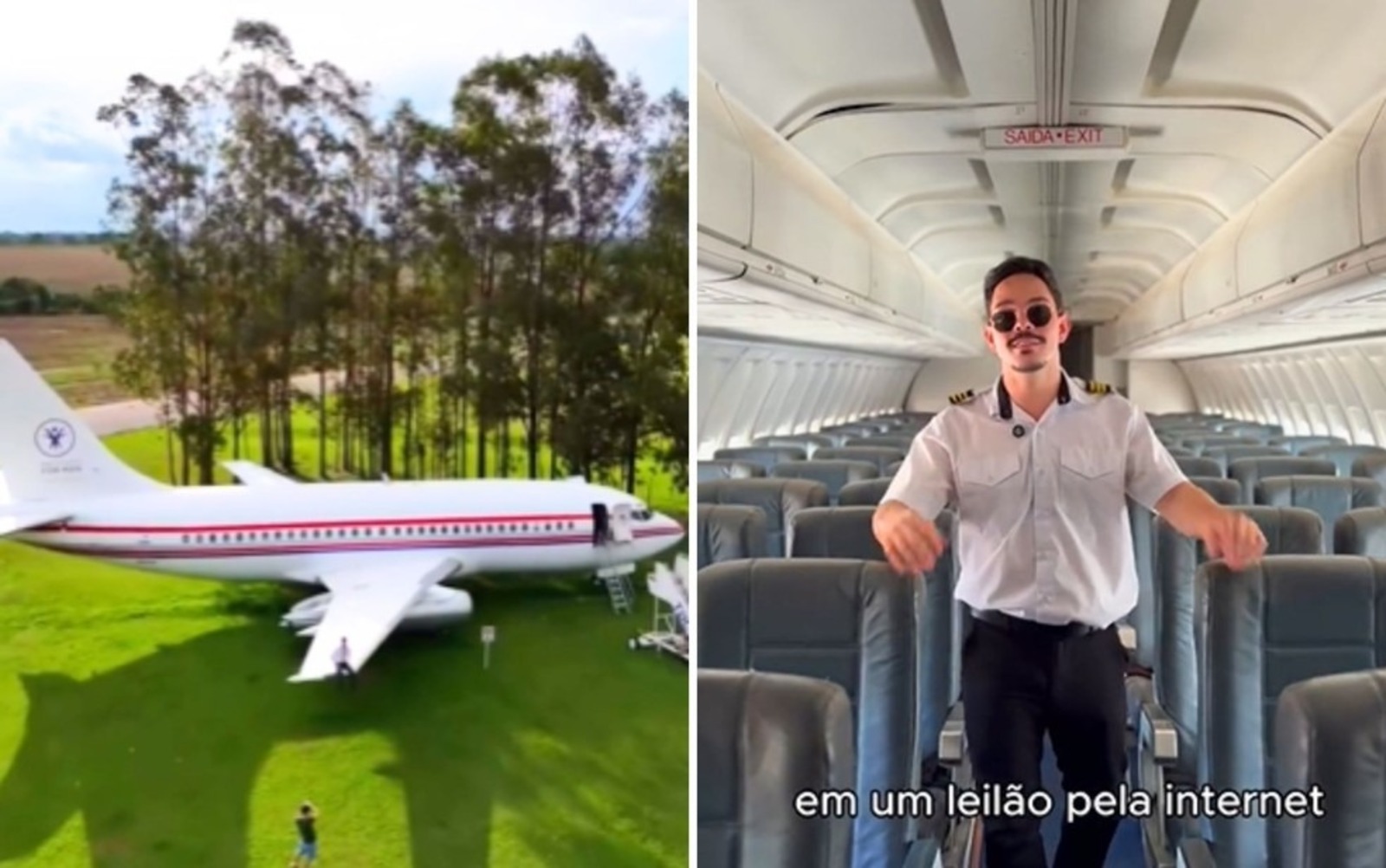 Avião, Boeing, Fazenda