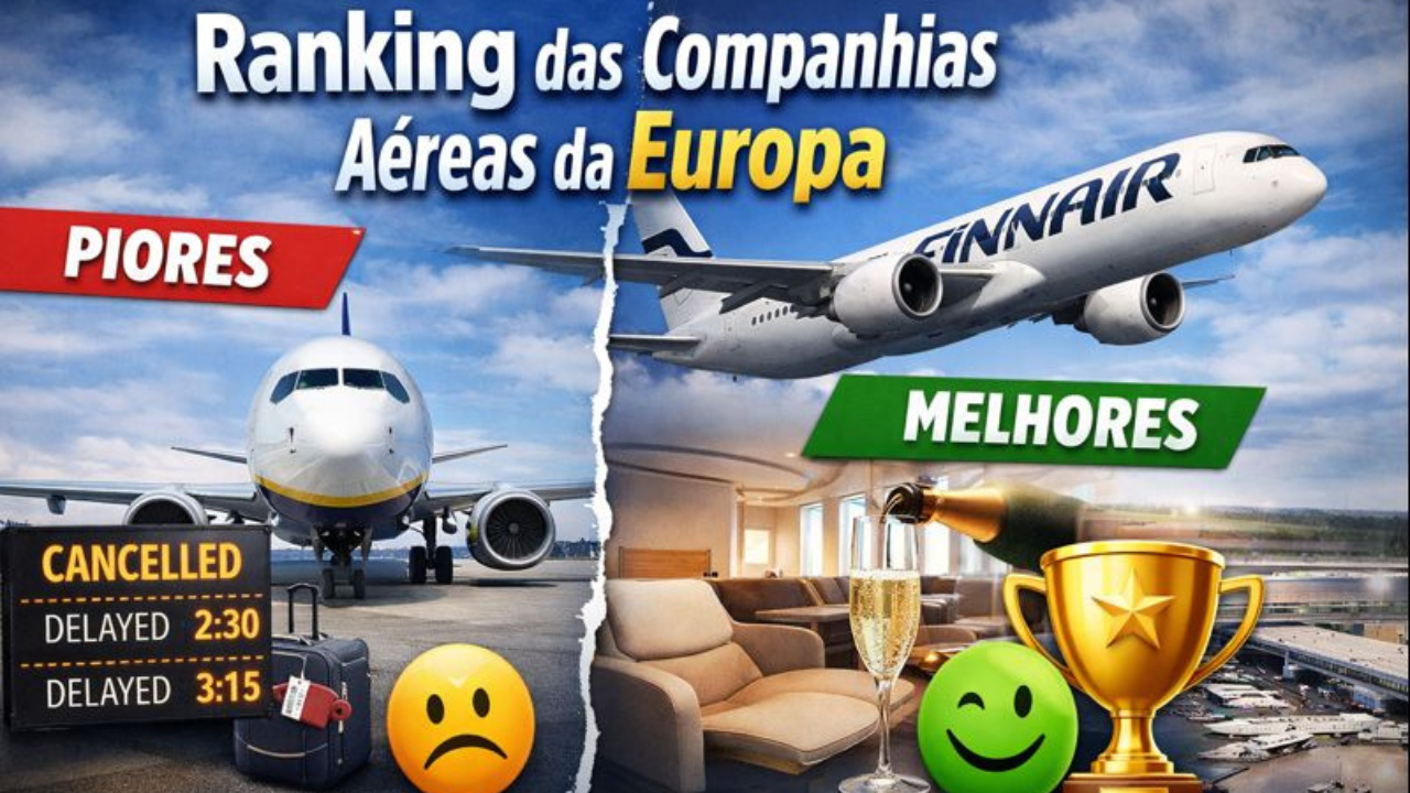 Estudos analisam companhias aéreas da Europa e mostram impacto de atrasos, cancelamentos de voos e experiência do passageiro.