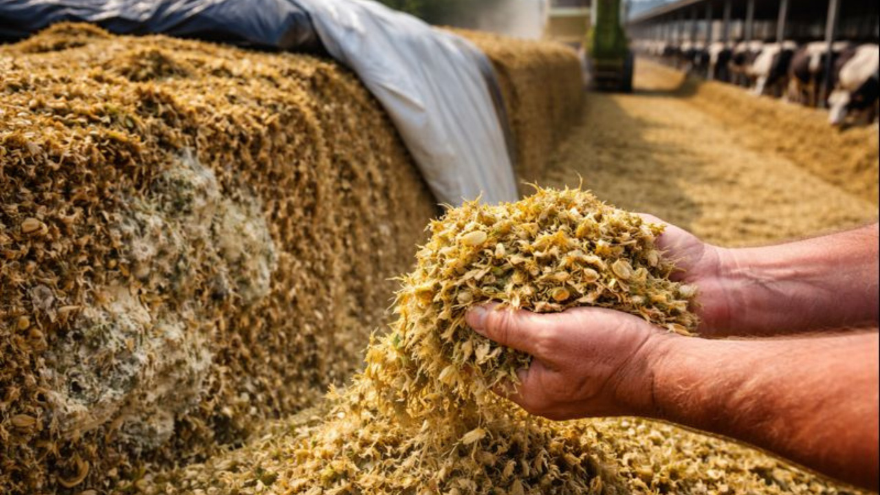 Estudo da Ufla mostra que inoculantes bacterianos reduzem fungos na silagem e protegem a nutrição animal contra micotoxinas.