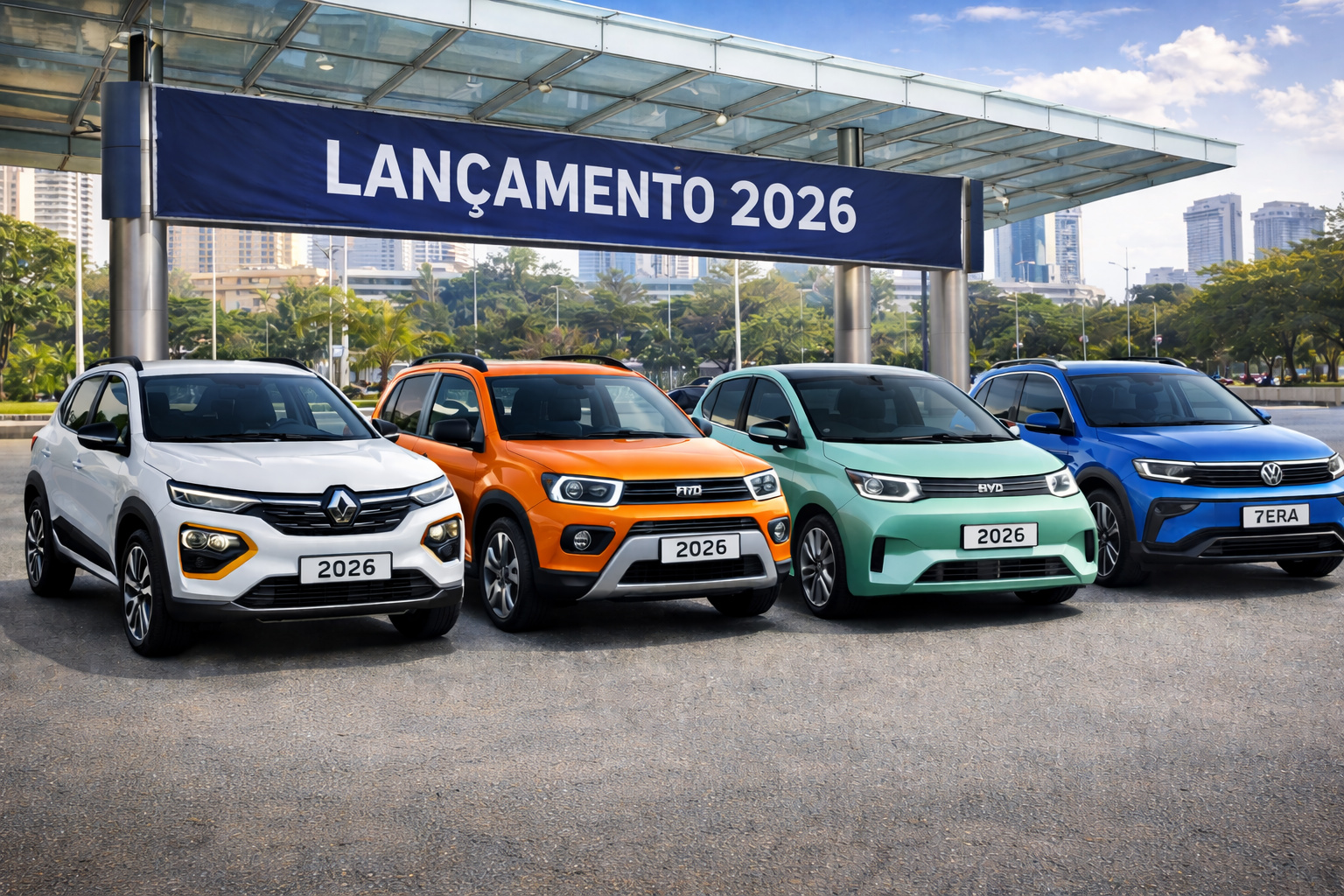carros - lançamento de carros 2026
