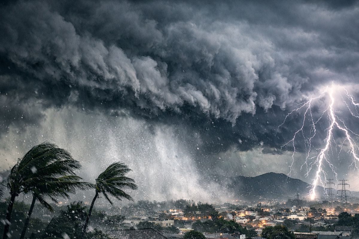 Temporais trazem alagamentos, enxurradas, deslizamentos e granizo no Norte de SC; entenda riscos e orientações da Defesa Civil para o fim de semana.