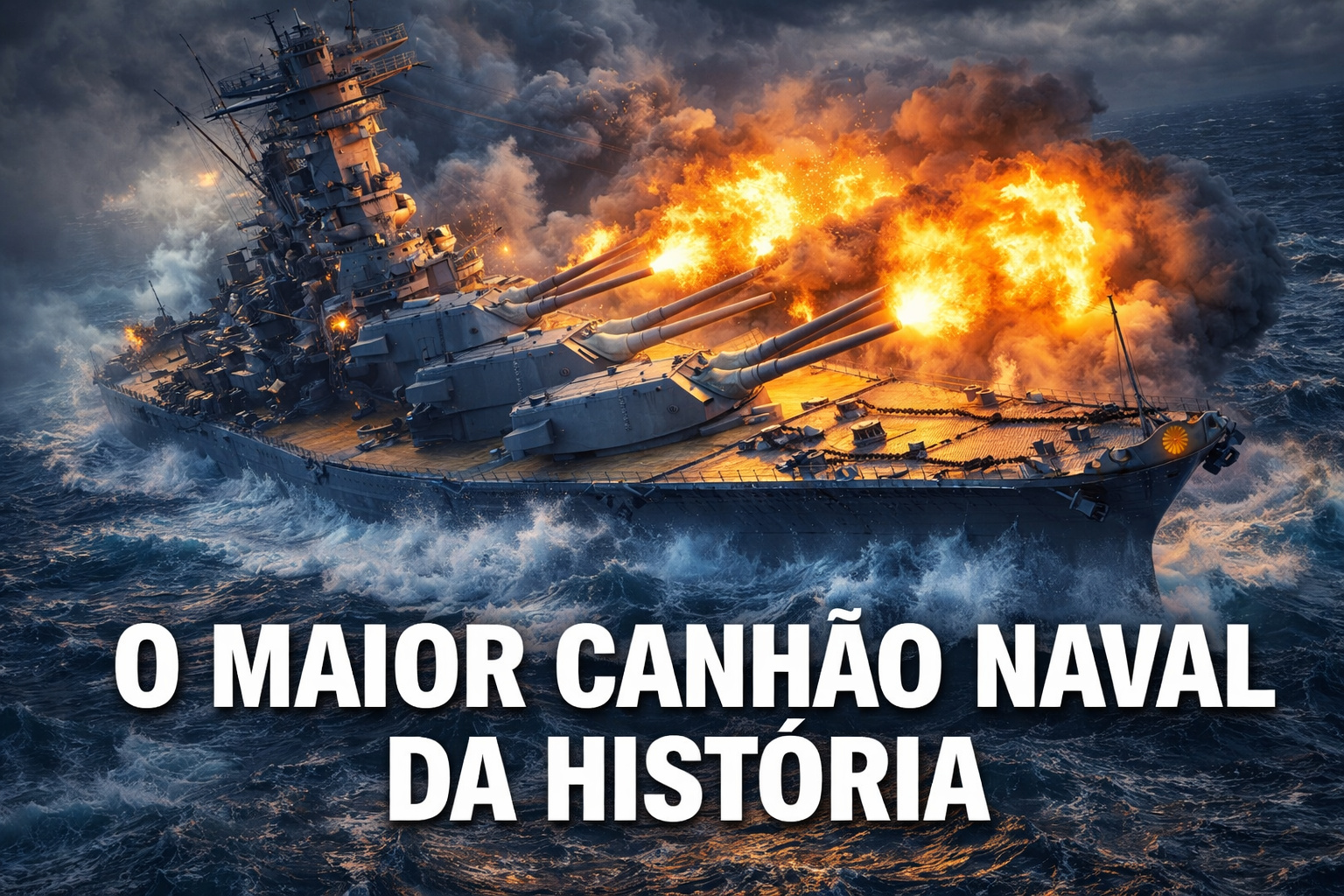 Com canhões de 460 mm capazes de lançar projéteis de 1,5 tonelada a mais de 40 km, o encouraçado japonês Yamato entrou para a história como o navio de guerra com a maior artilharia naval já instalada pela humanidade