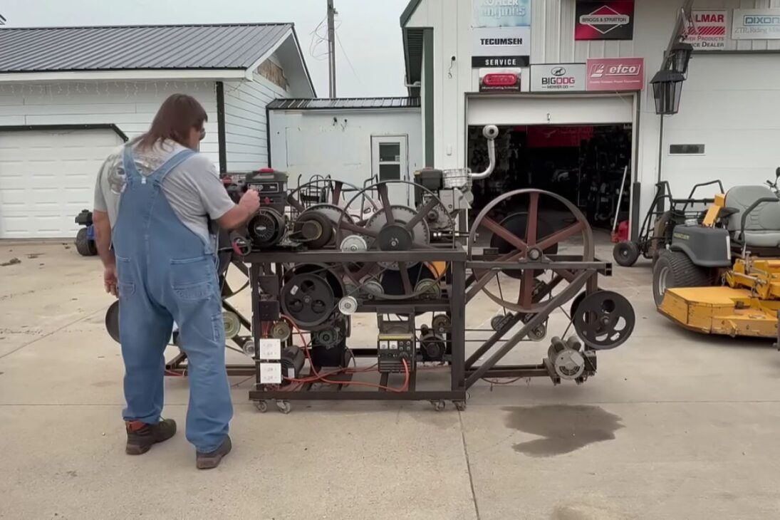 Gerador caseiro que promete energia ilimitada é testado com motores elétricos, polias e engenharia pesada. O experimento expõe por que sistemas de movimento perpétuo falham mesmo com alto investimento e desmonta mitos populares da internet.