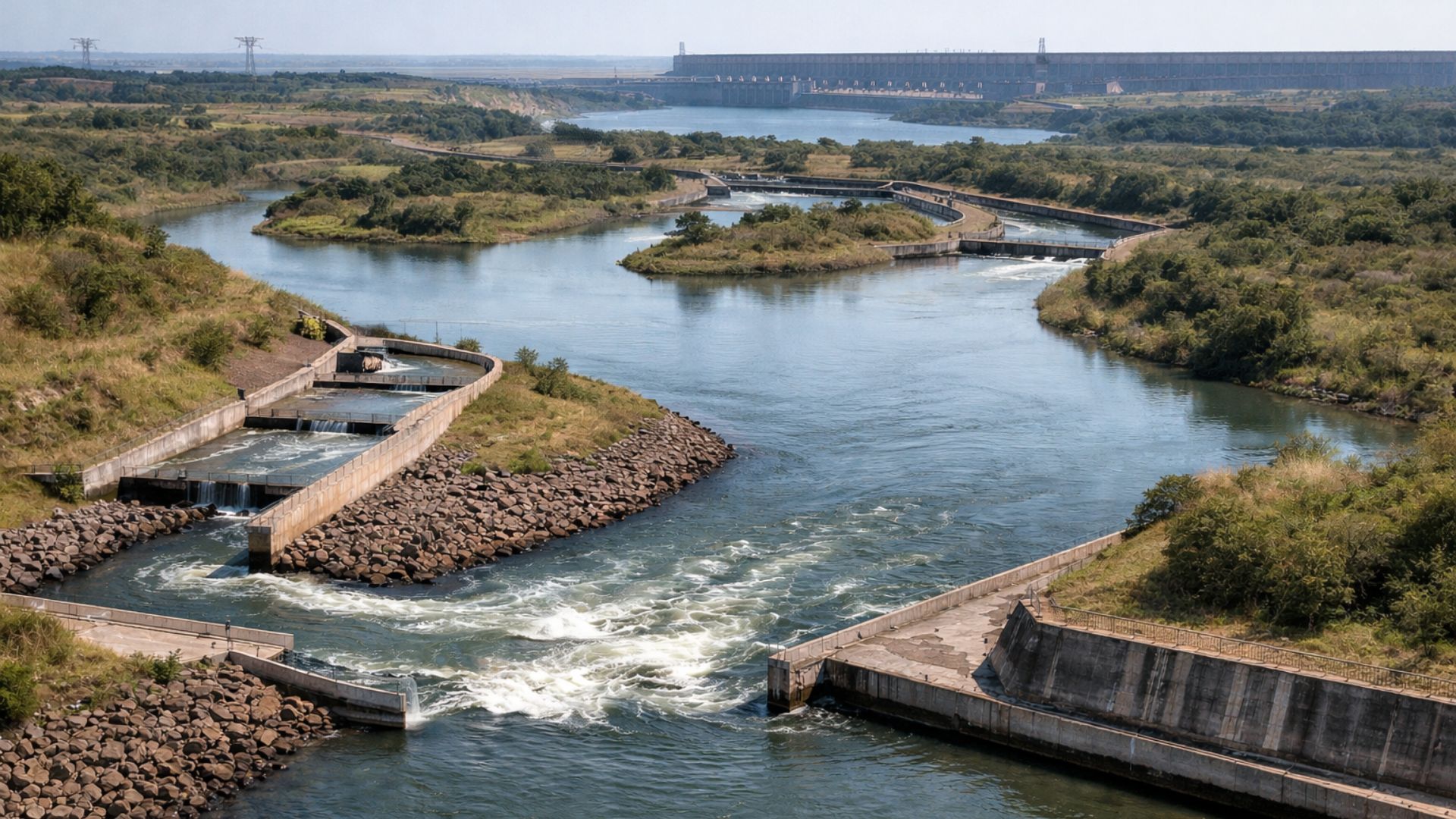 Canal da Piracema usa engenharia hidráulica para permitir que peixes superem a barragem de Itaipu por um trajeto de 10,3 km.