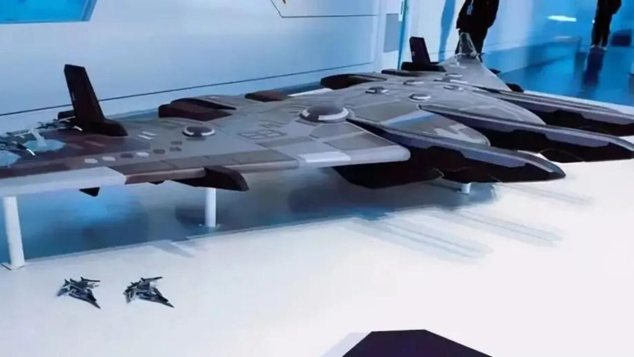 China divulga conceito da aeronave Luanniao, capaz de operar no limite da atmosfera e lançar 88 drones com mísseis hipersônicos.