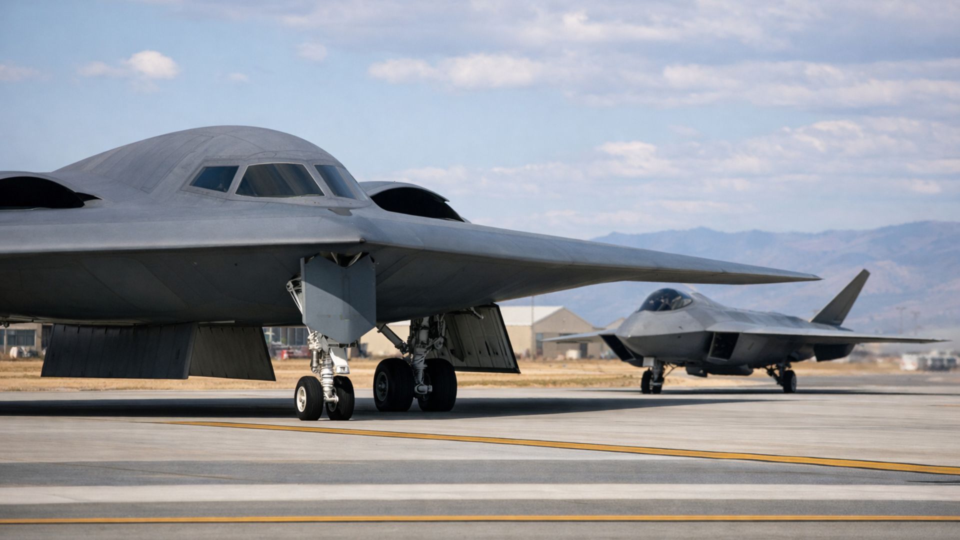 Estudo aponta que EUA precisariam de 500 aeronaves de sexta geração, entre F-47 e B-21, para enfrentar a China no Indo-Pacífico.