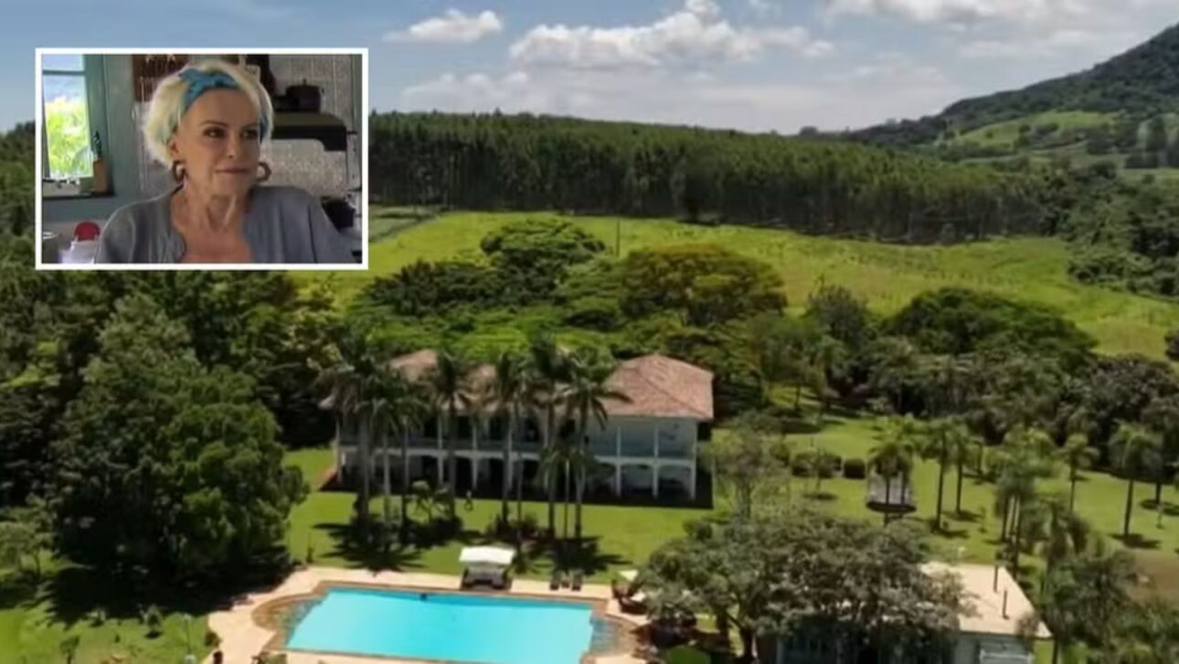 Ana Maria Braga revela detalhes da fazenda de 376 hectares em Bofete, com gado, café orgânico e mansão avaliada em R$ 25 milhões.