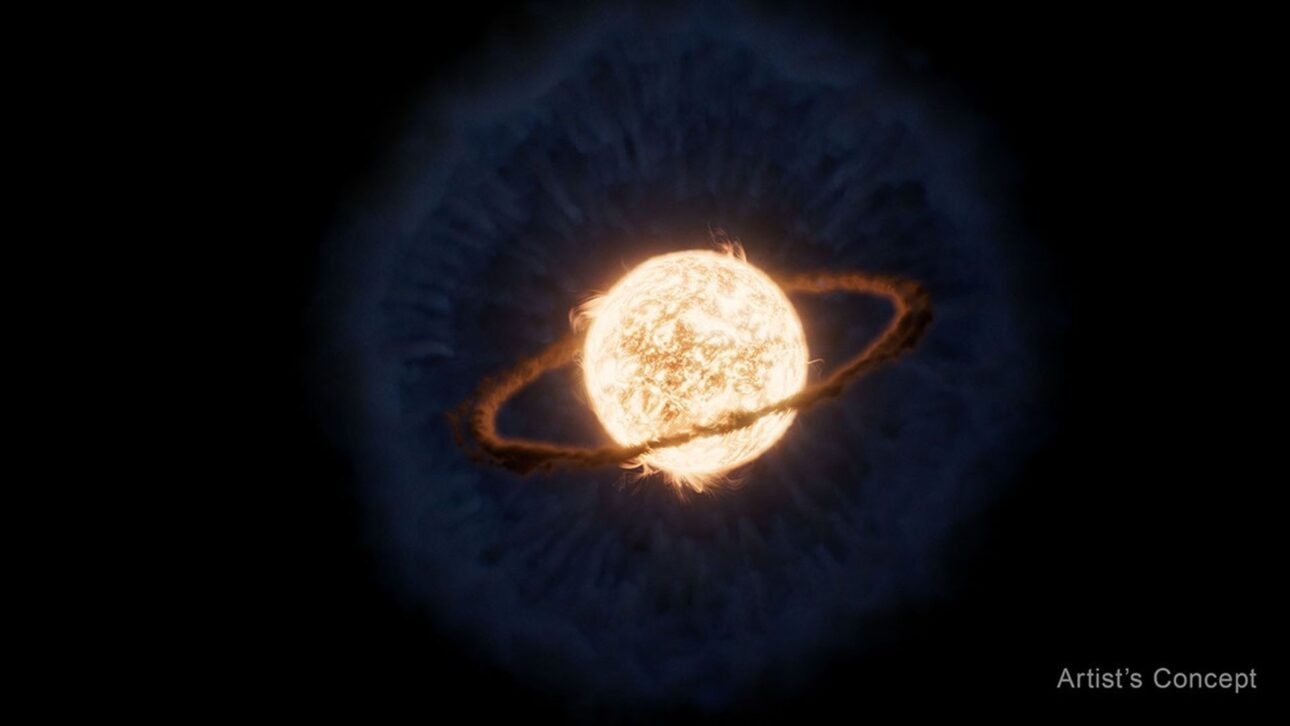 James Webb revela como exoplaneta gigante caiu em espiral e foi engolido por estrela a 12 mil anos-luz na Via Láctea.