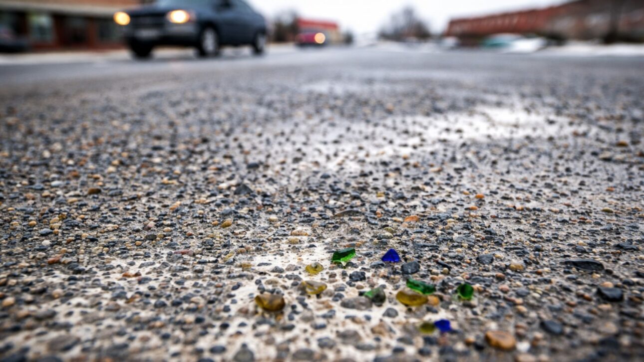 Samoa testa uso de vidro reciclado em tapa-buraco com glassphalt, unindo pavimentação e economia circular em projeto apoiado pelo PNUD.