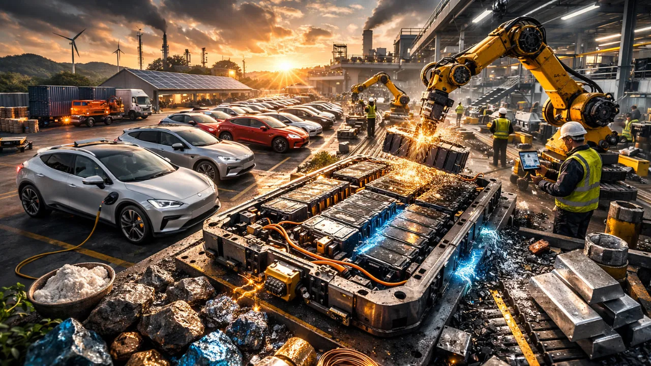 Reciclagem de baterias de carros elétricos pode valer US$ 70 bi até 2040