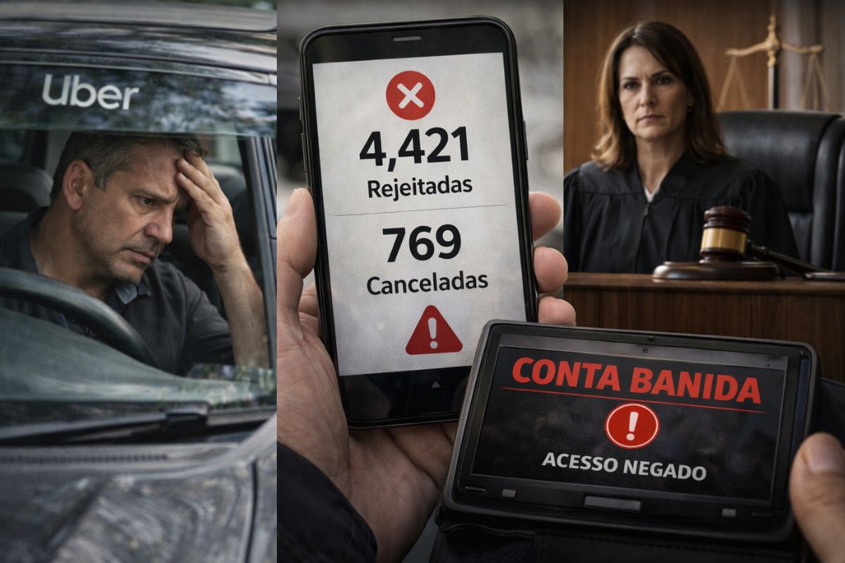Uber, recusa, plataforma, contrato e bloqueio explicados em decisão judicial sobre motorista banido.