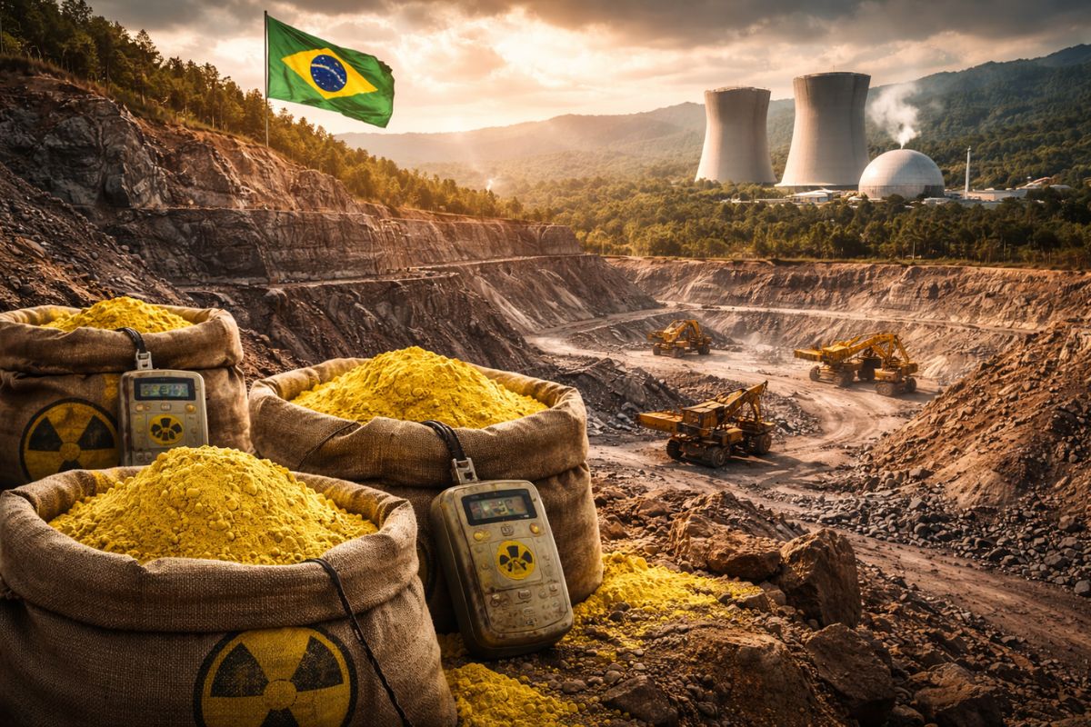 urânio, decreto e parcerias entram no centro do debate: o Brasil tenta destravar a cadeia para abastecer Angra 1 e Angra 2 em 2026.