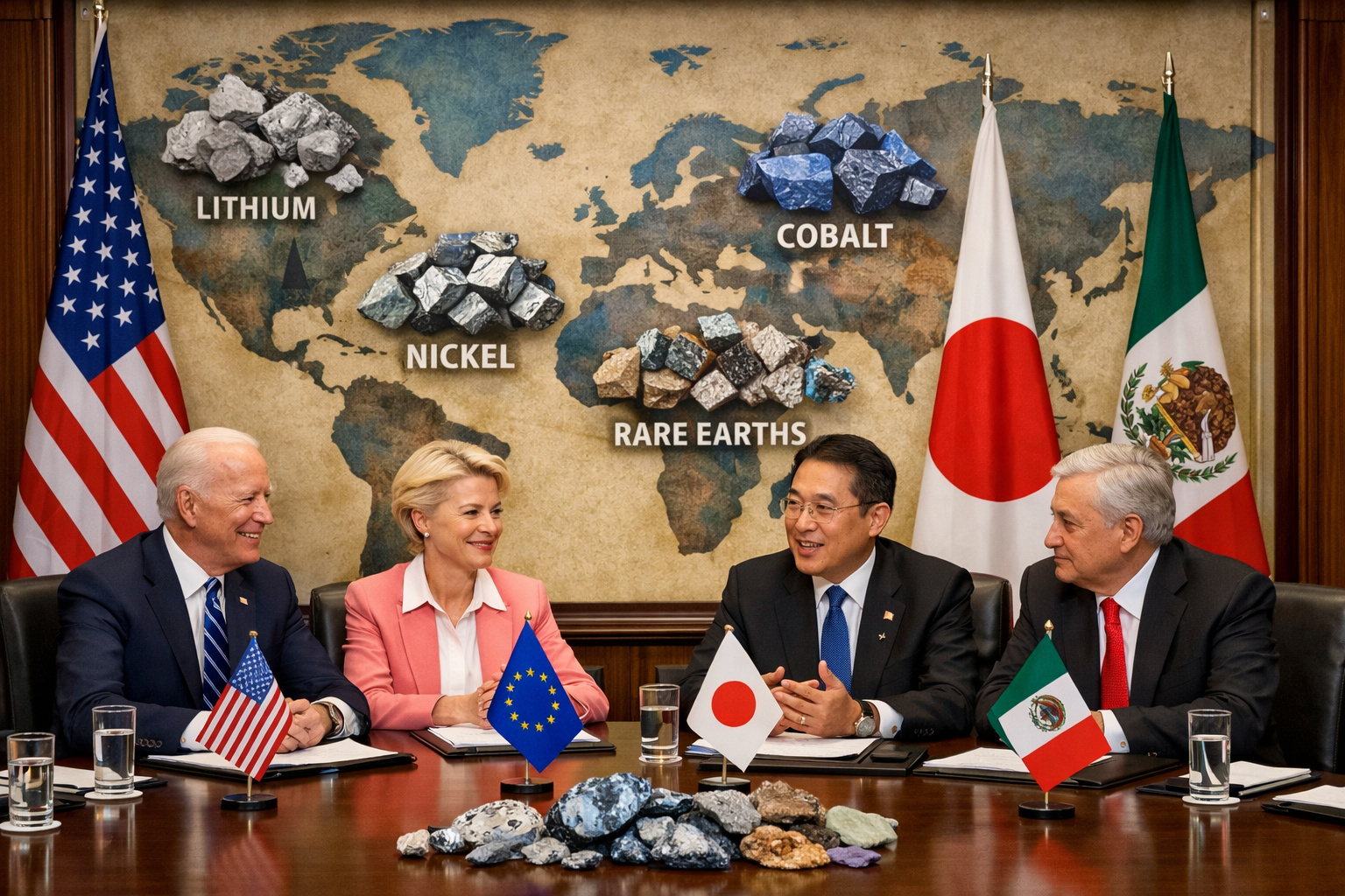 EUA anunciam aliança internacional sobre terras raras