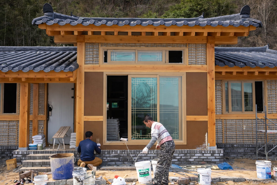 estilo coreano construção de casa