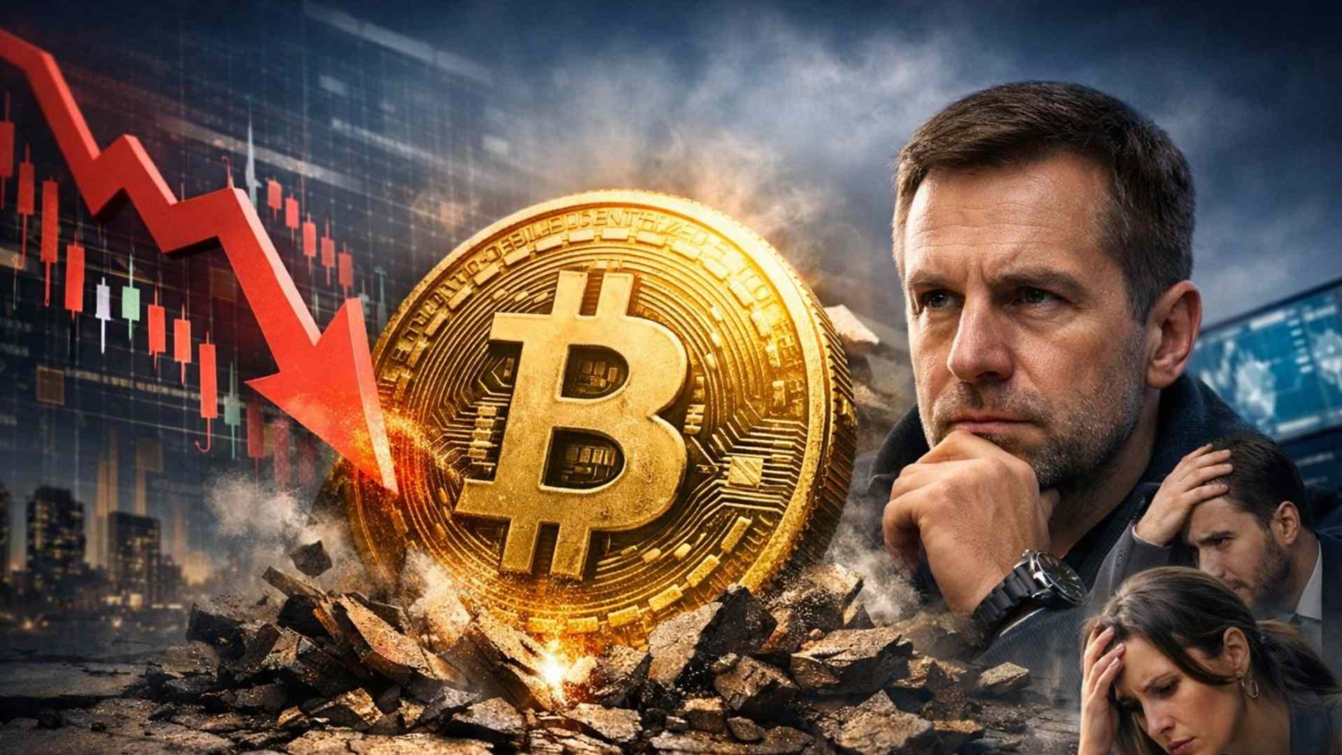 Preço do Bitcoin pode cair a US$ 34.000 até outubro de 2026, com queda estimada de 72%, segundo projeção técnica.