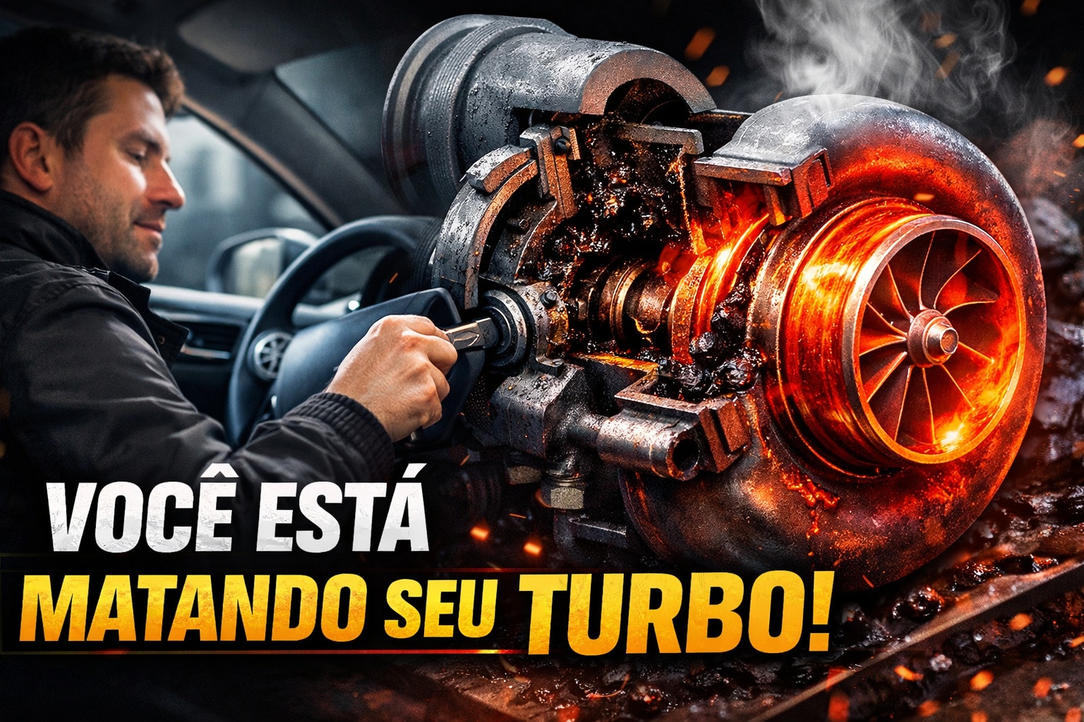 Mecânicos alertam: desligar o carro logo após uso pesado pode carbonizar o óleo, criar borra nos mancais e reduzir drasticamente a vida útil do turbo — mesmo em motores modernos