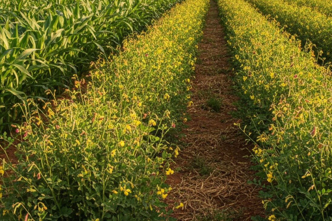Plantas como girassol e nabo forrageiro geram biomassa e ajudam a recuperar solo compactado sem química.