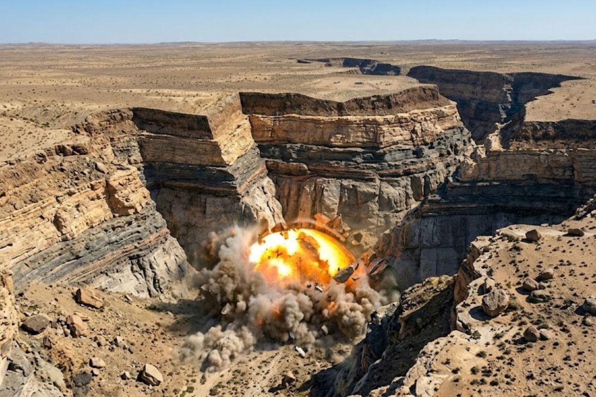 bombardeiros dos Estados Unidos atingem bunkers subterrâneos das cidades de mísseis do Irã com bombas penetradoras e expõem vulnerabilidade.