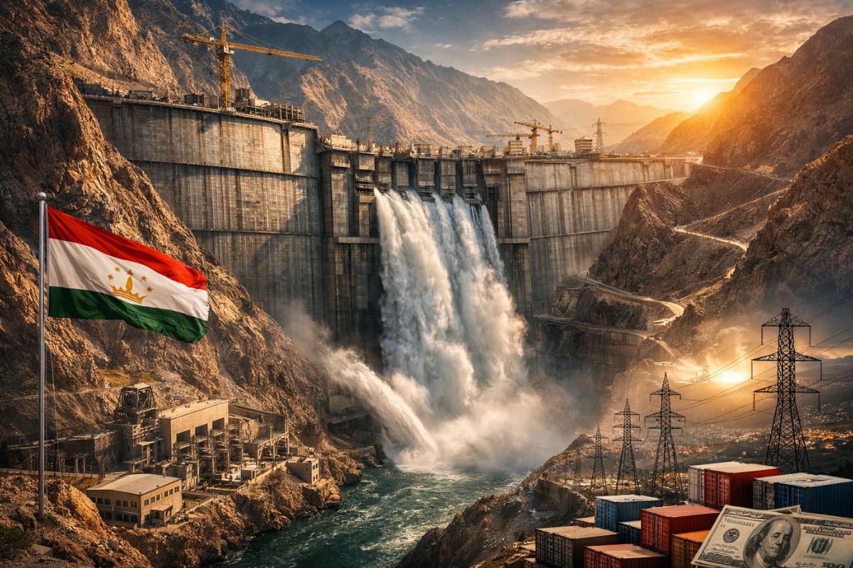 A barragem mais alta do mundo, a barragem de Rogun, pode tirar o Tajiquistão da crise energética e transformar rios em energia hidrelétrica estratégica na Ásia Central.