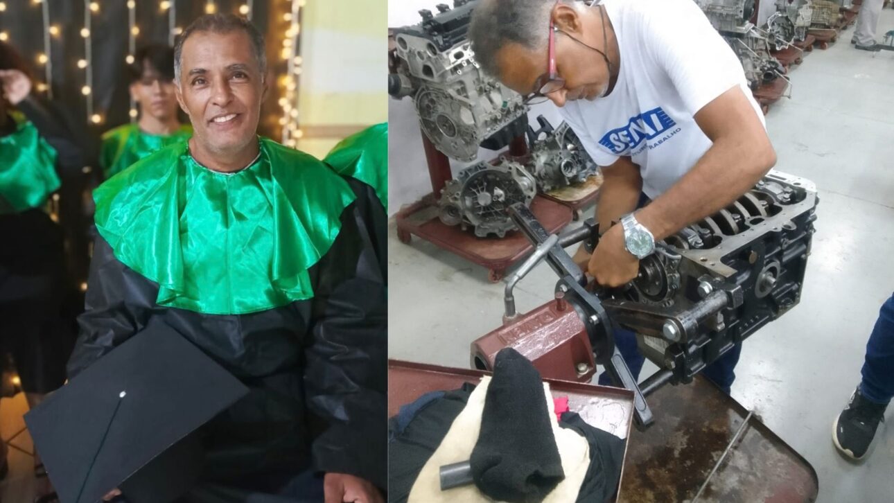 Idoso de 60 anos é alfabetizado pela EJA, conclui ensino médio e aparece em concurso público em Rio Branco, mostrando impacto real do retorno à escola.