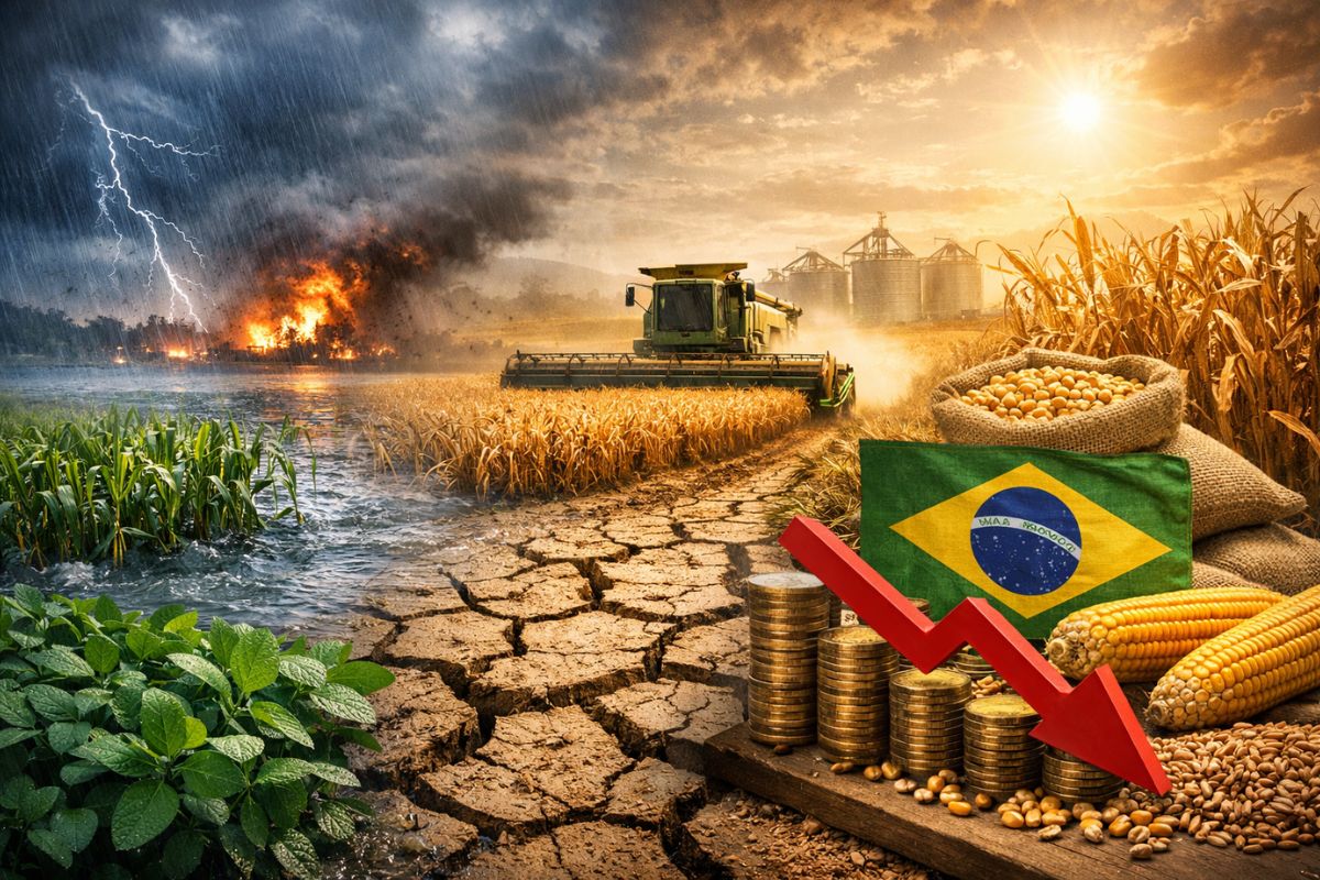 economia brasileira sente El Niño entre exportações, trigo e turismo, com reflexos no campo, nos preços e na atividade regional.
