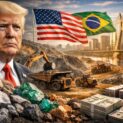 EUA miram minerais críticos do Brasil, ampliam acordos com Estados Unidos, impulsionam mineração e interesse por terras raras estratégicas.