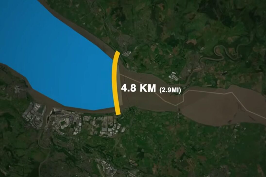 muro de 17 quilômetros no Canal de Bristol prometia energia limpa, mas o custo de £30 bilhões e o risco ao ecossistema fizeram o Reino Unido recuar.