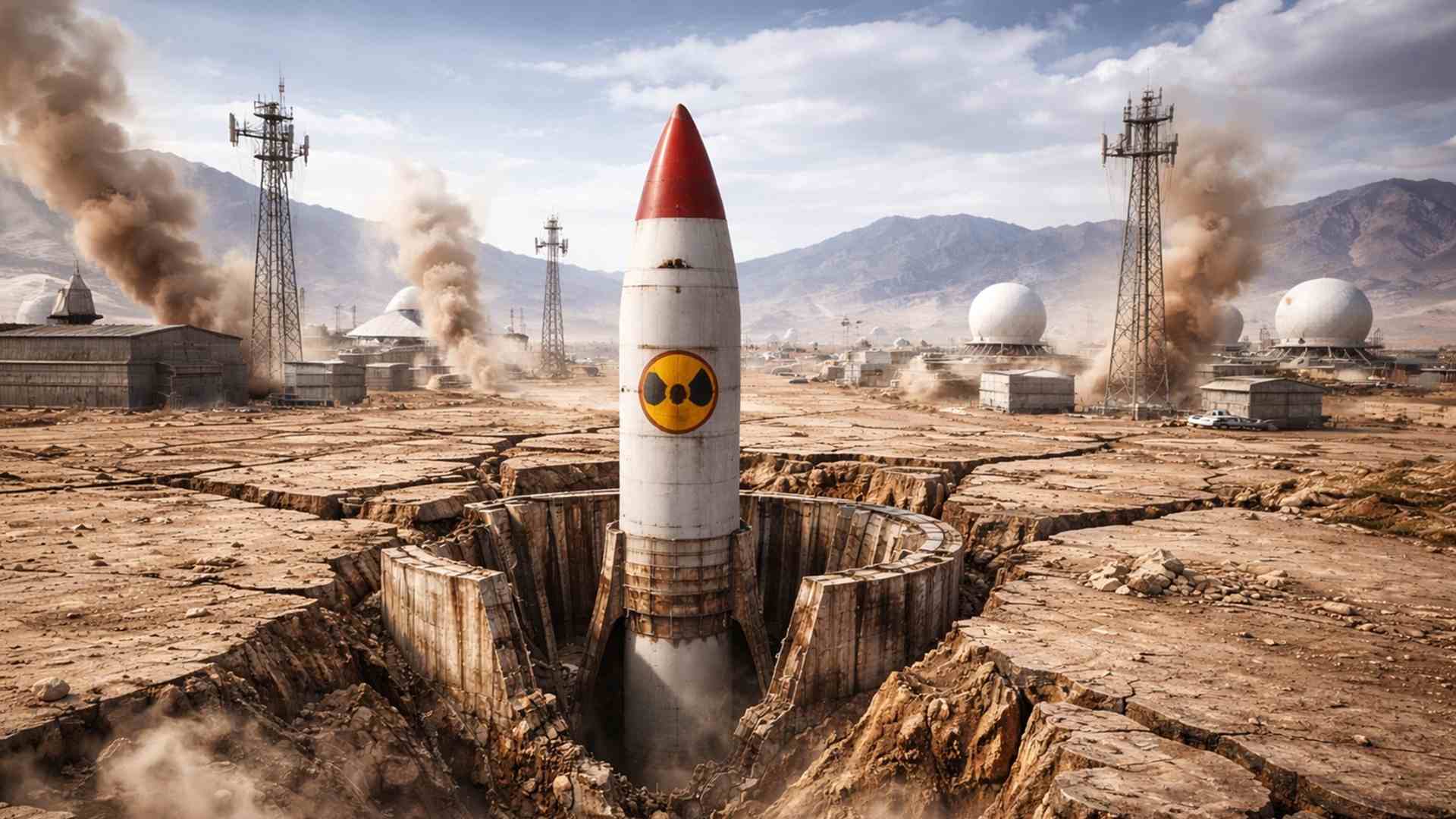 Mais de 127 terremotos atingem região militar ligada às armas nucleares dos EUA em Nevada, perto do Campo de Testes de Tonopah.