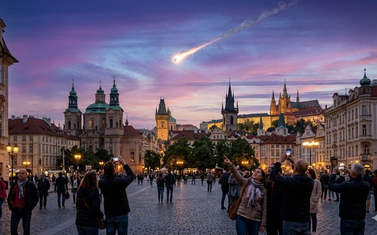 Uma intensa bola de fogo cruzou o céu da Europa e terminou com a queda de um meteorito que atingiu o telhado de uma casa na Alemanha. Entenda como ocorreu o fenômeno.