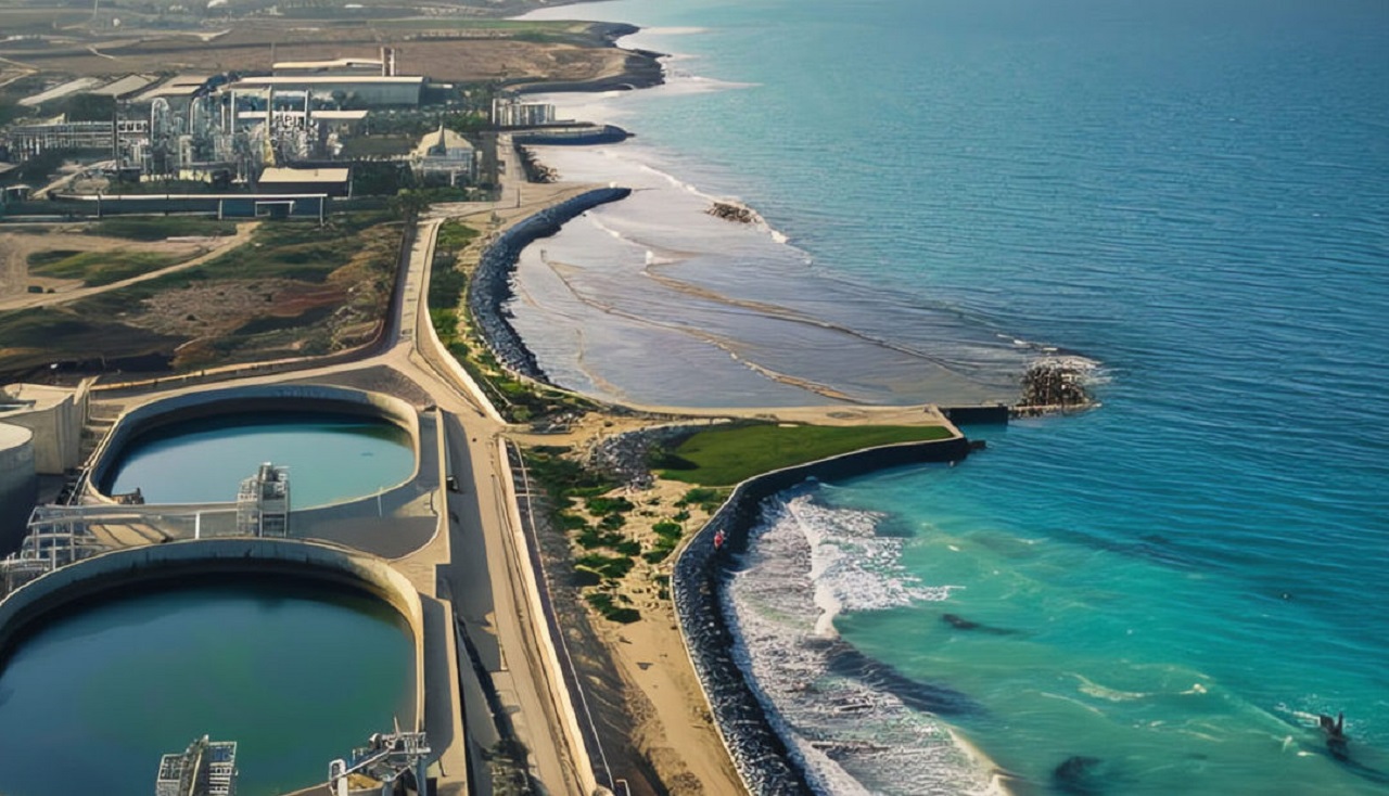 Omã bombeia água do Golfo e transforma o deserto em cidade habitável: usinas de dessalinização espalhadas pela costa já fornecem cerca de 86% da água potável do país em uma região que concentra 60% da capacidade mundial de dessalinização