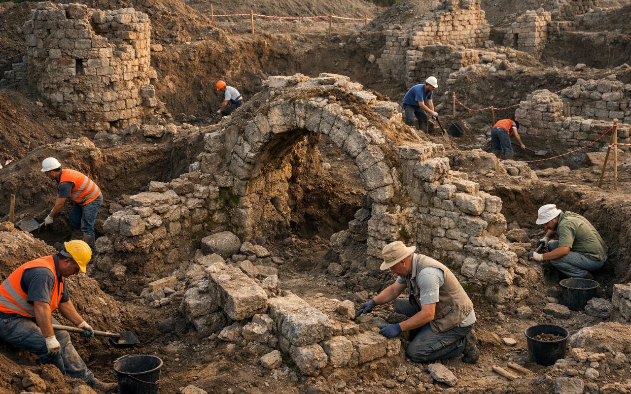 Escavações para um novo complexo de apartamentos na Bélgica revelaram um castelo espanhol do século XVI e um verdadeiro tesouro arqueológico, com objetos ligados a soldados espanhóis.